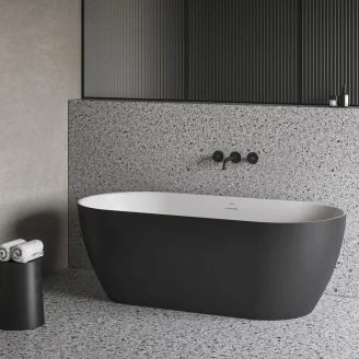 Ravak Badekar Freedom Svart Matt 170x77 cm