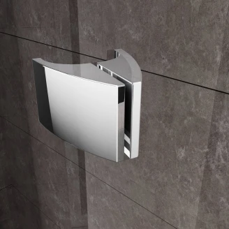 Ravak Dusjkabinett Pivot 90x90 cm Krom Blank