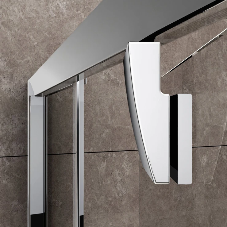 Ravak Dusjkabinett Pivot 110x80 cm Krom Matt