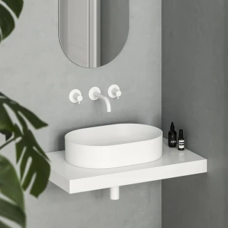 Ravak Servant <strong>Ceramic Slim</strong>  Oval Hvit Matt 55 cm