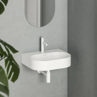 Ravak Veggmontert Servant <strong>Ceramic Slim</strong>  Oval Hvit Blank 55 cm