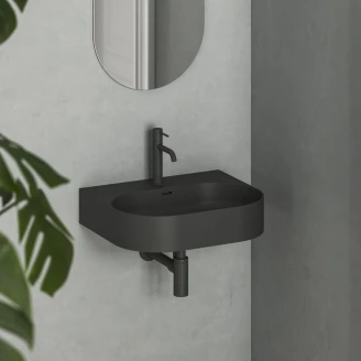 Ravak Veggmontert Servant <strong>Ceramic Slim</strong>  Oval Svart Matt 55 cm