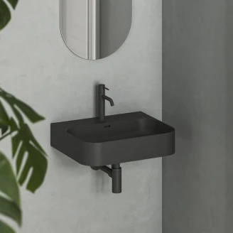 Ravak Veggmontert Servant <strong>Ceramic Slim</strong>  Rektangulær Svart Matt 55 cm