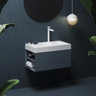 Ravak Servantbatteri Spring Hvit Matt L med EcoFlow-funksjon
