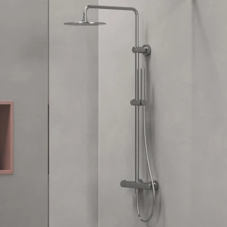 Ravak Takdusjsett <strong>Spring</strong>  Krom Blank med termostat