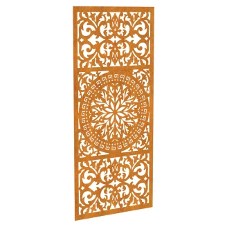 Cortena Dekorativ Veggpanel <strong>Decora</strong>  Ornament Cortenstål 91x191 cm