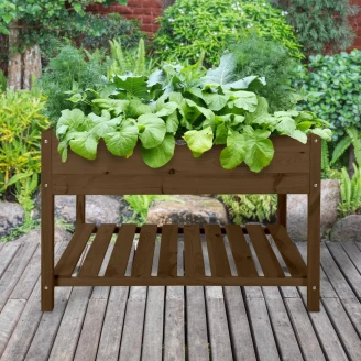Plantebord XXL <strong>Greenfold</strong>  Mørkt Tre
