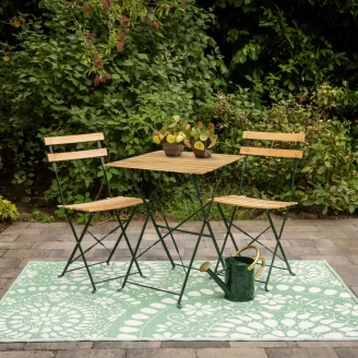 Hagebord <strong>Buvette</strong>  Grønn, Tre 60x60 cm