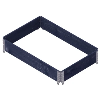 Plantekasse <strong>Terravia</strong>  Sort Træ 120x80 cm