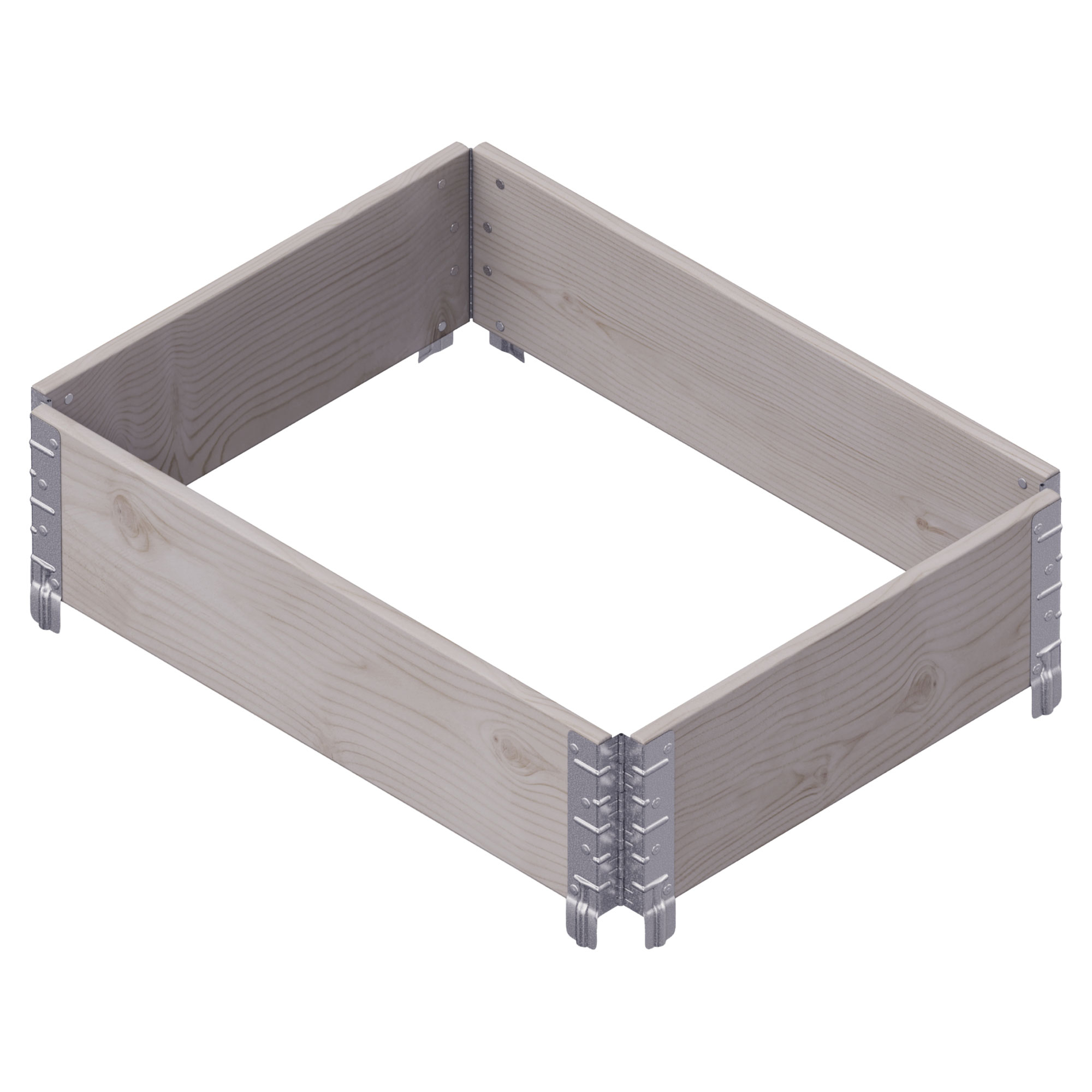 Plantekasse Terravia Grå Tre 80x60 cm