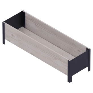 Plantekasse <strong>Florentis</strong>  Grå Træ 118x36 cm
