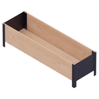 Plantekasse <strong>Florentis</strong>  Brun Træ 118x36 cm
