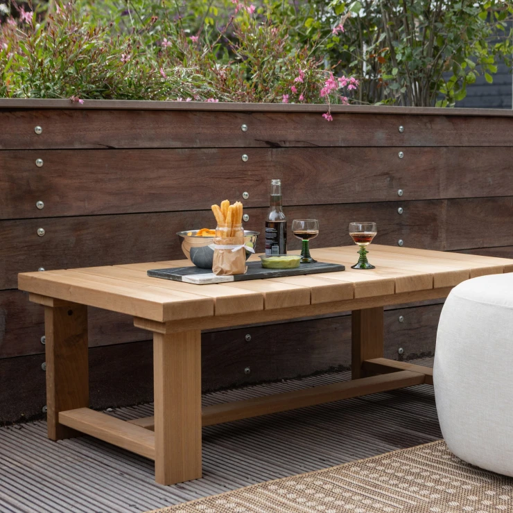 Woood Sofabord Banco Natur 122x68 cm