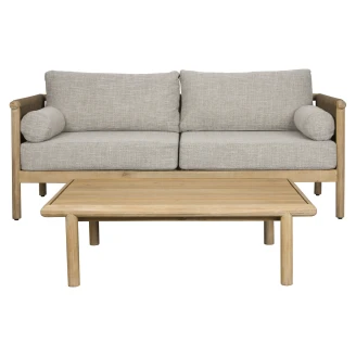 Dutchbone Hagesett med Sofa & Sofabord <strong>Oasis Alpha</strong>  Beige