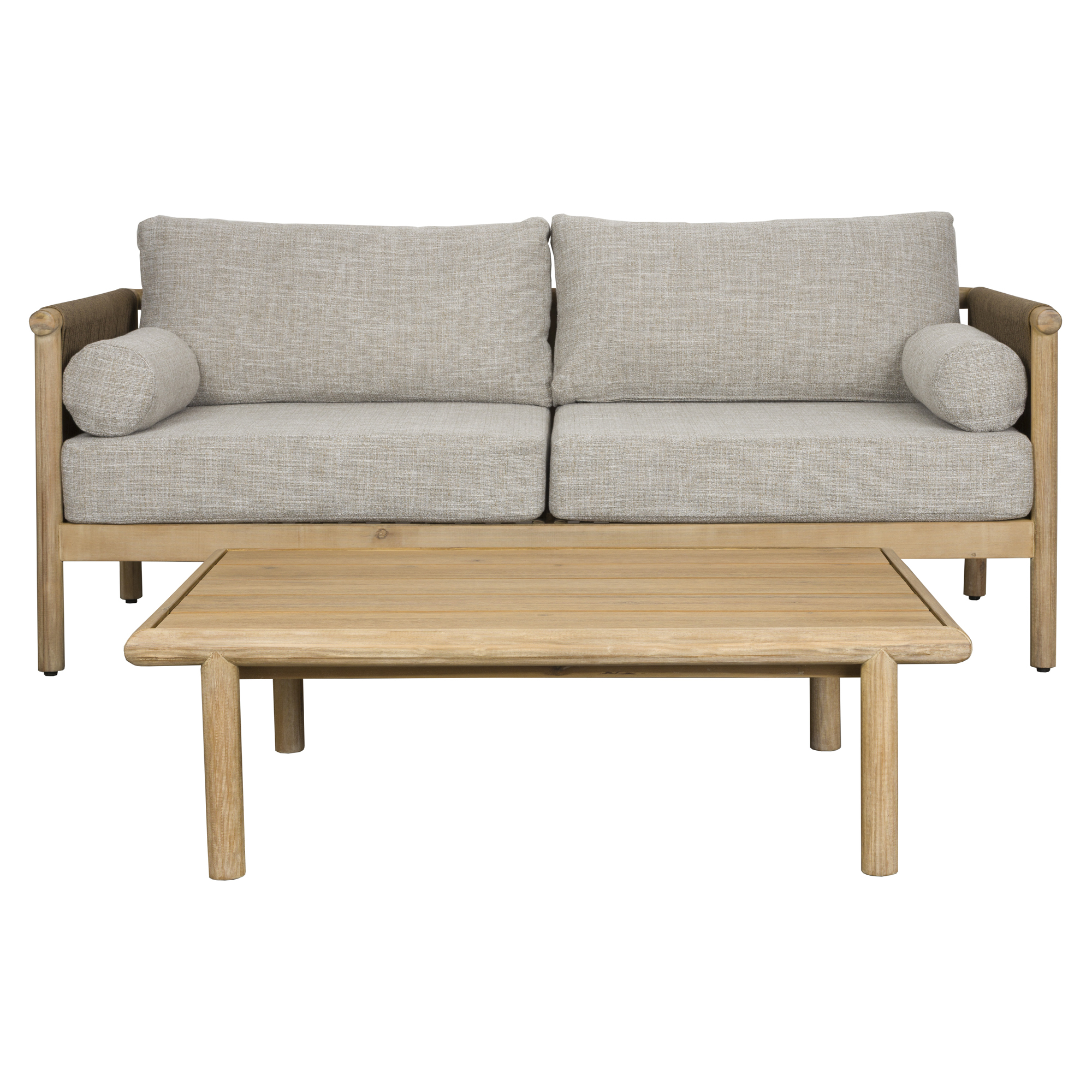 Dutchbone Hagesett med Sofa & Sofabord Oasis Alpha Beige