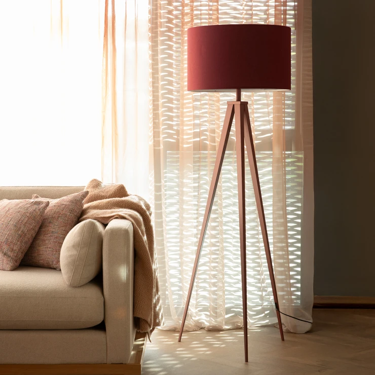 Zuiver Gulvlampe Tripod Rød