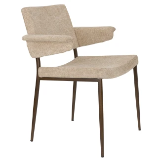 Dutchbone Stol med Armlener Portland Beige