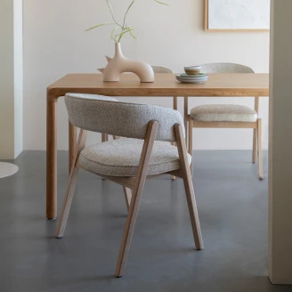 Zuiver Stol med Armlener <strong>Bright</strong>  Brun
