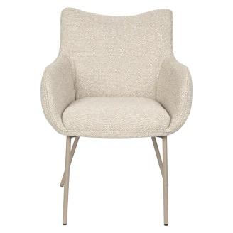 Stol med Armlener <strong>Valmont</strong>  Beige