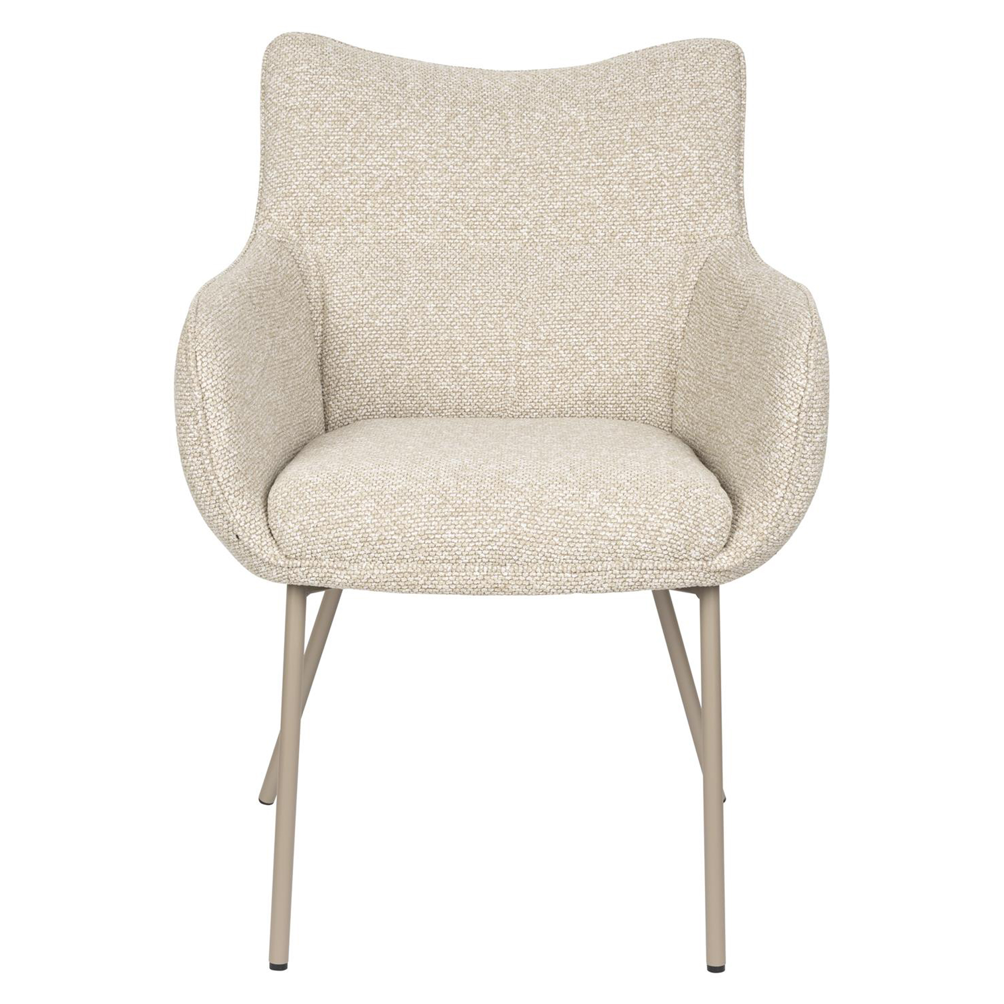 Stol med Armlener Valmont Beige