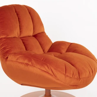 Loungestol Alvra Oransje