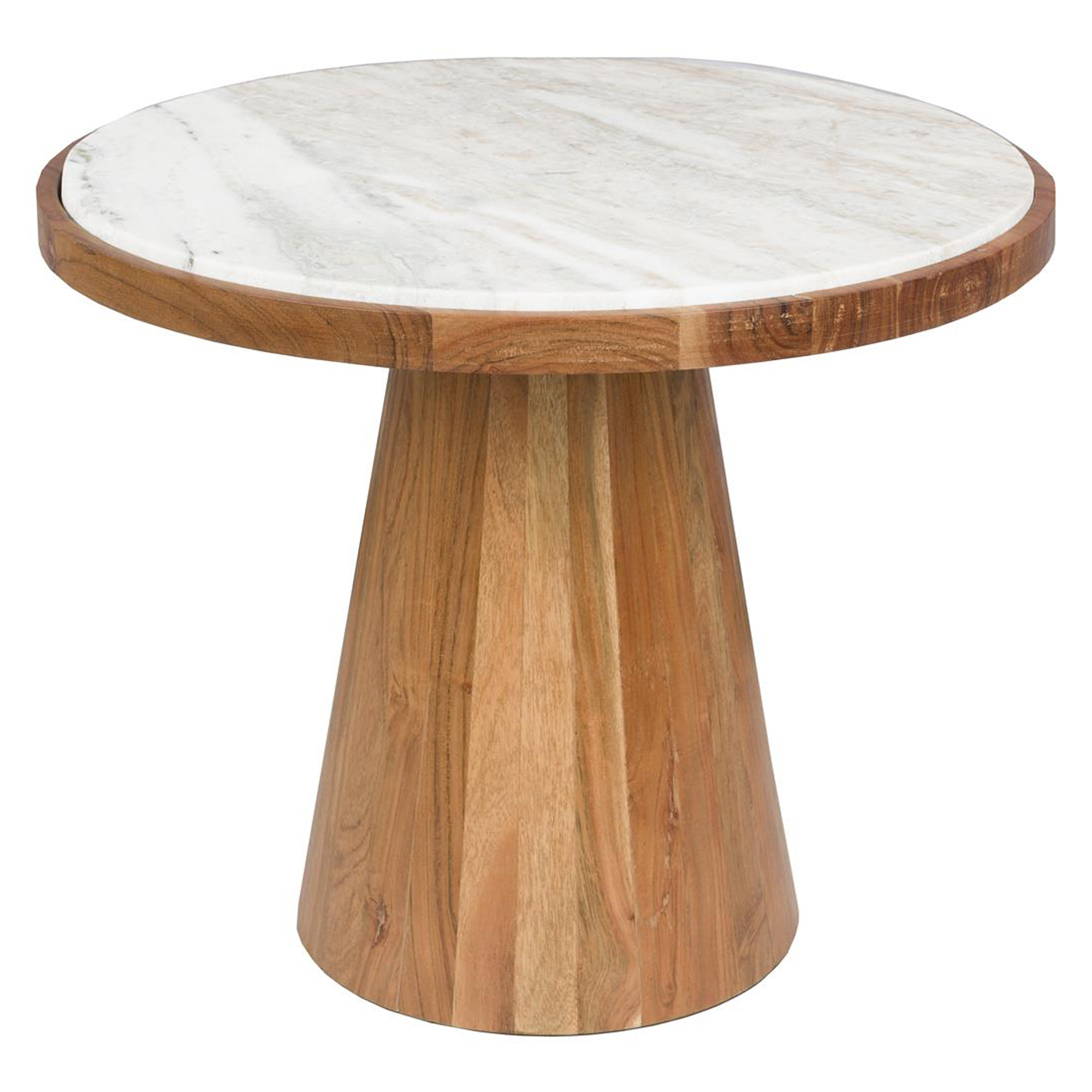 Sofabord Carrara Tre, Marmor Ø50 cm