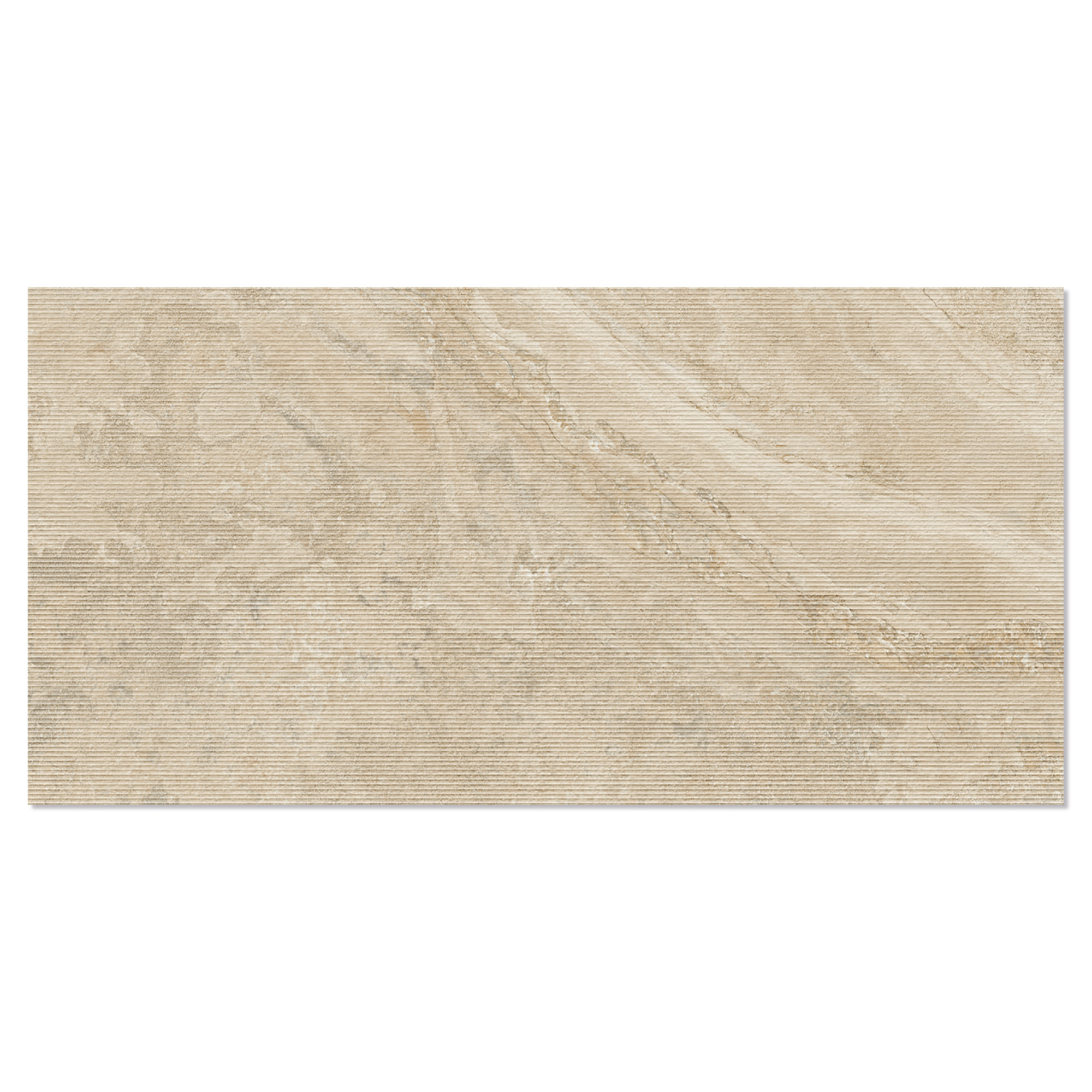 Gulvflis Lithos Beige Lineær Matt Struktur 3D 60x120 cm