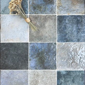 Gulvflis <strong>Mineralia</strong>  Blå Matt 20x20 cm