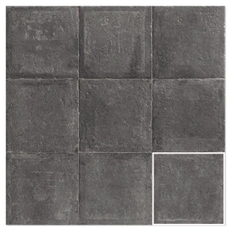 Mainzu Gulvflis <strong>Norland Mainzu</strong>  Svart Matt 20x20 cm