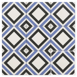 Mainzu Gulvflis <strong>Trinity Mainzu</strong>  Dublin Blue Matt 20x20 cm