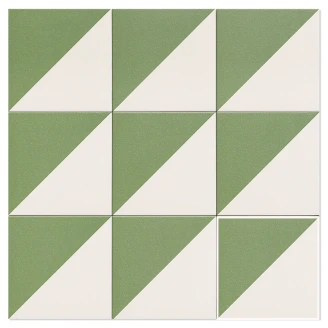 Mainzu Gulvflis <strong>Fired</strong>  Middle Green Matt 20x20 cm