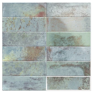 Mainzu Veggflis <strong>Bellagio Mainzu</strong>  Aquamarin Blank 10x30 cm