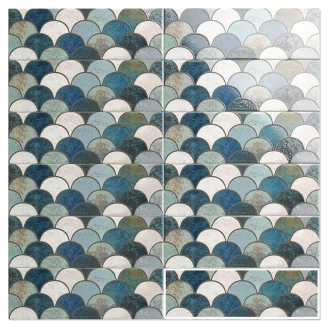 Mainzu Veggflis <strong>Bellagio Mainzu</strong>  Escama Blu Blank 10x30 cm