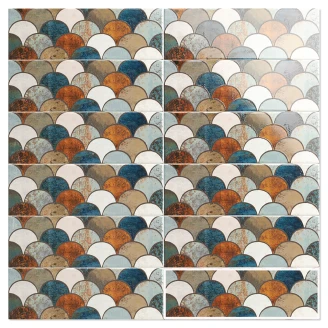 Mainzu Veggflis <strong>Bellagio Mainzu</strong>  Escama Caramel Blank 10x30 cm