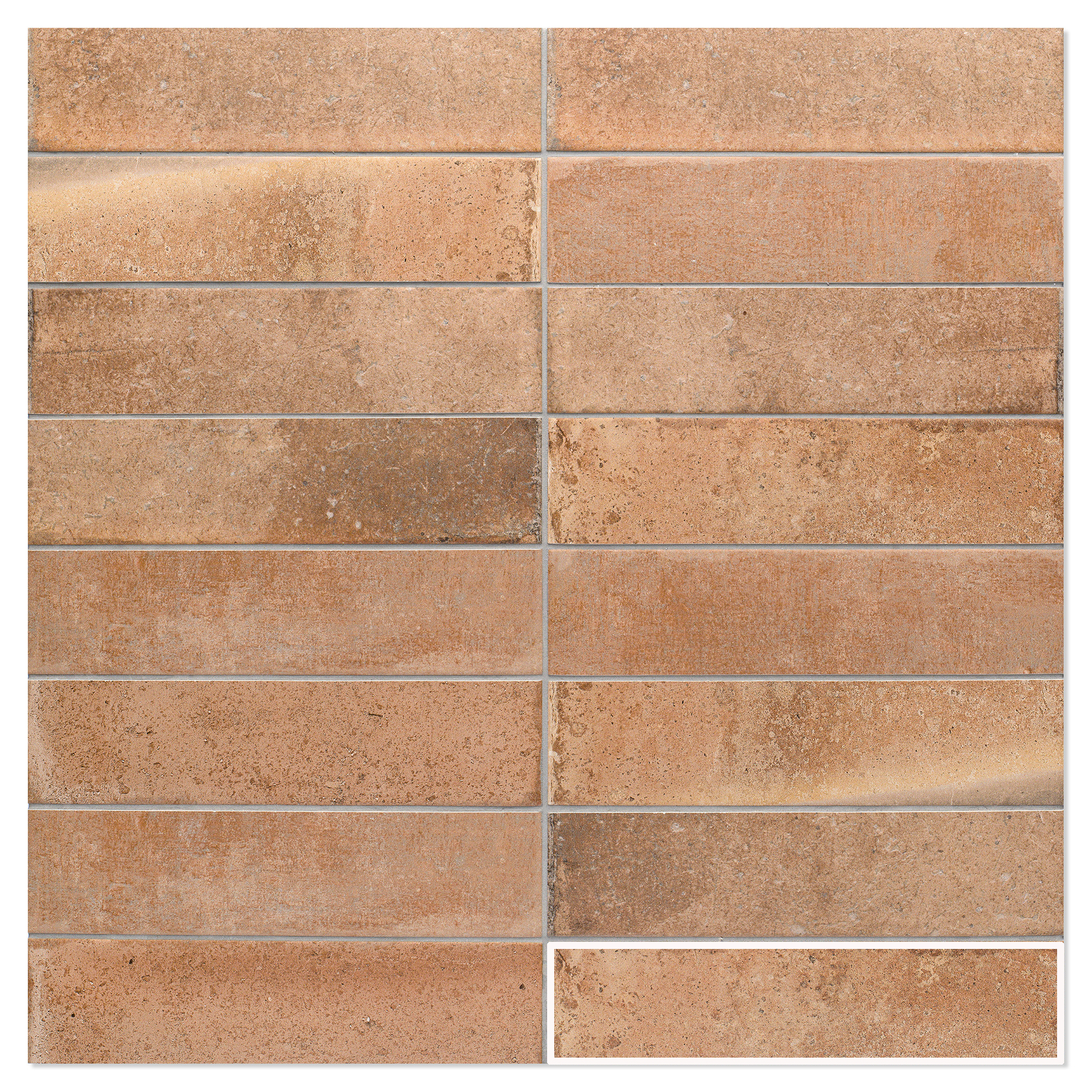 Mainzu Gulvflis Clay Mainzu Natural Matt 8x30 cm