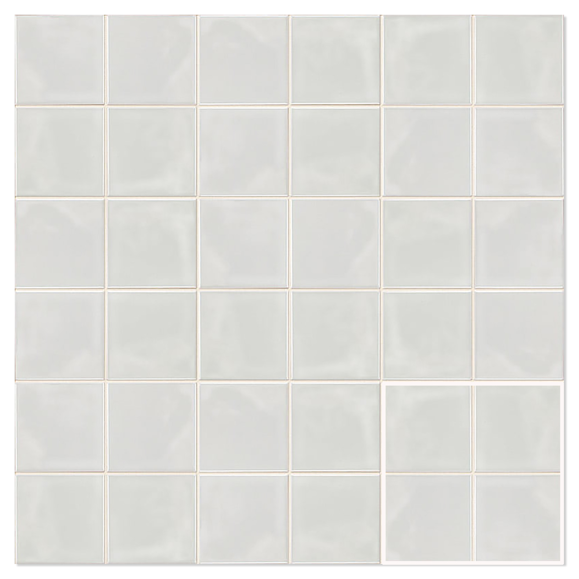 Mainzu Veggflis Chroma Dix Blank 20x20 cm