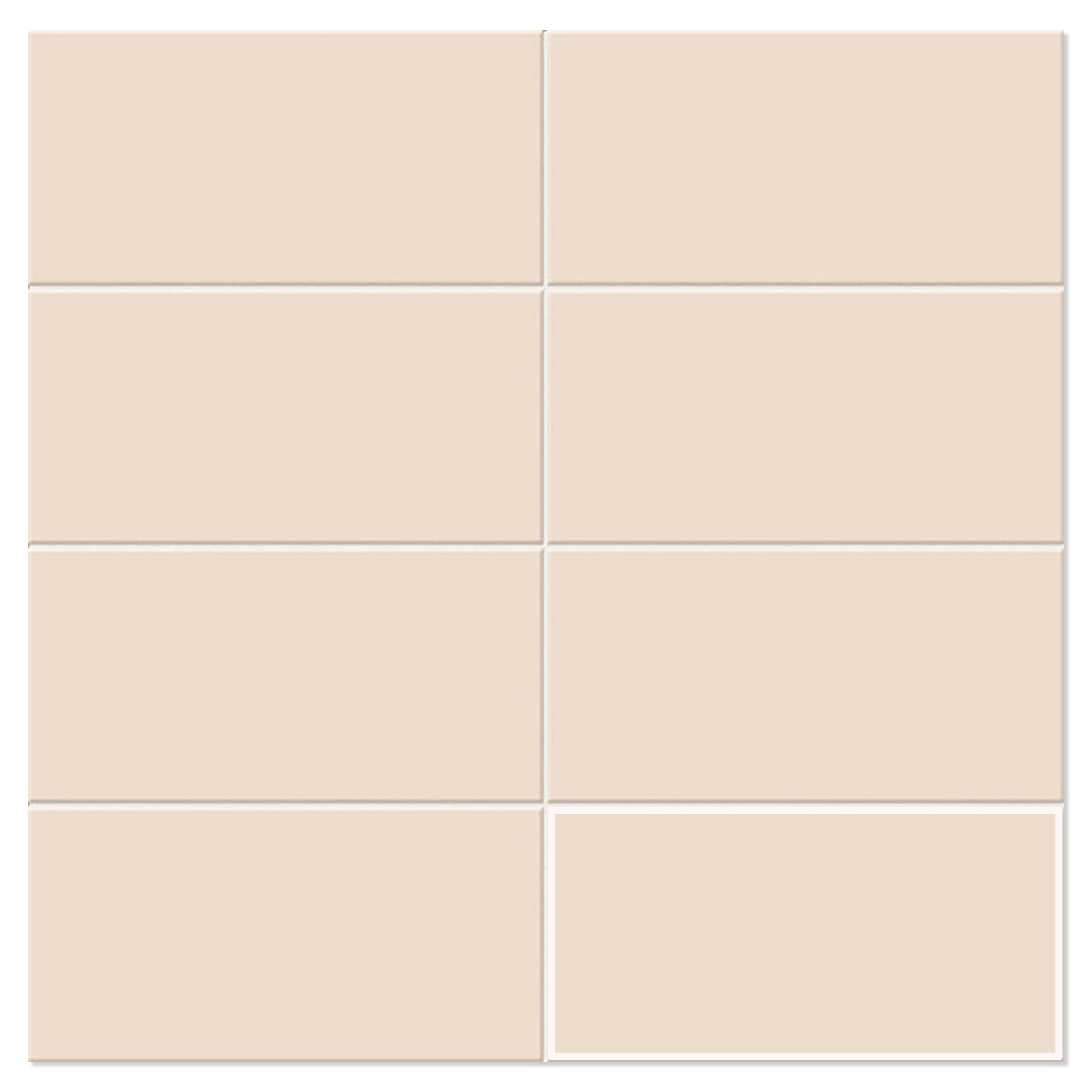 Mainzu Veggflis Chroma Beige Matt 15x30 cm
