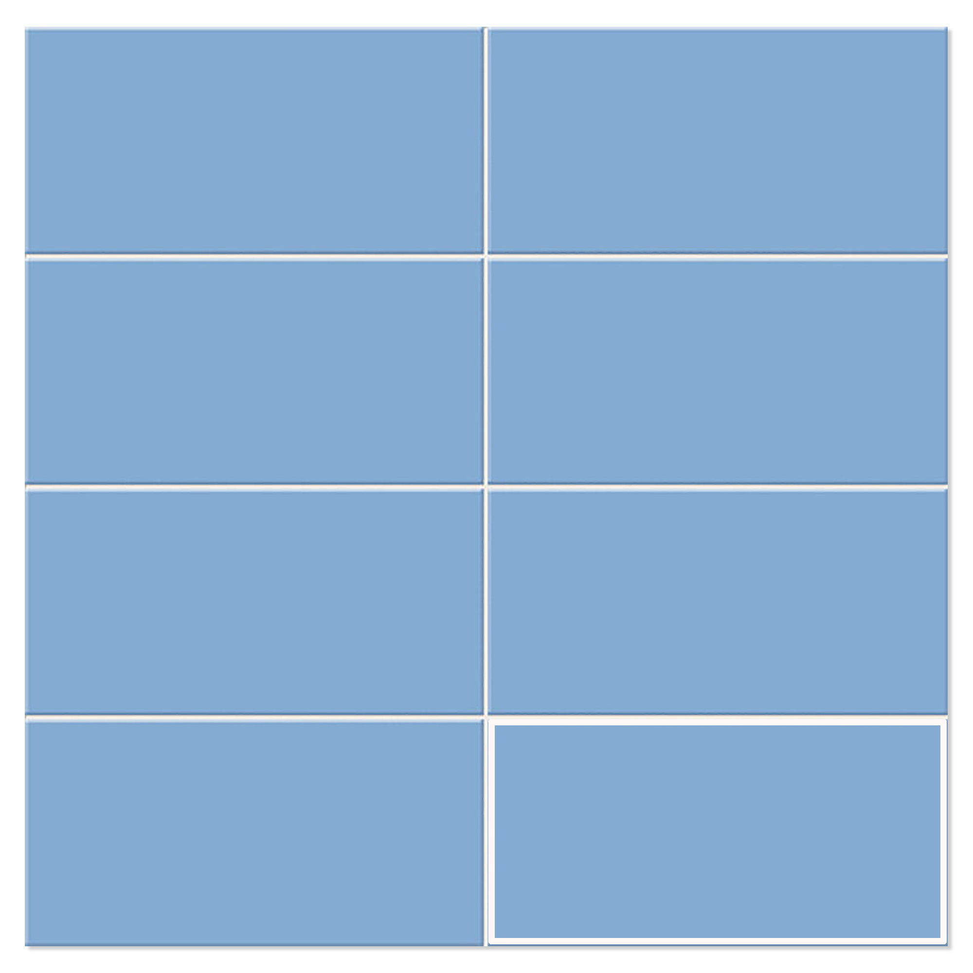 Mainzu Veggflis Chroma Azul Matt 15x30 cm
