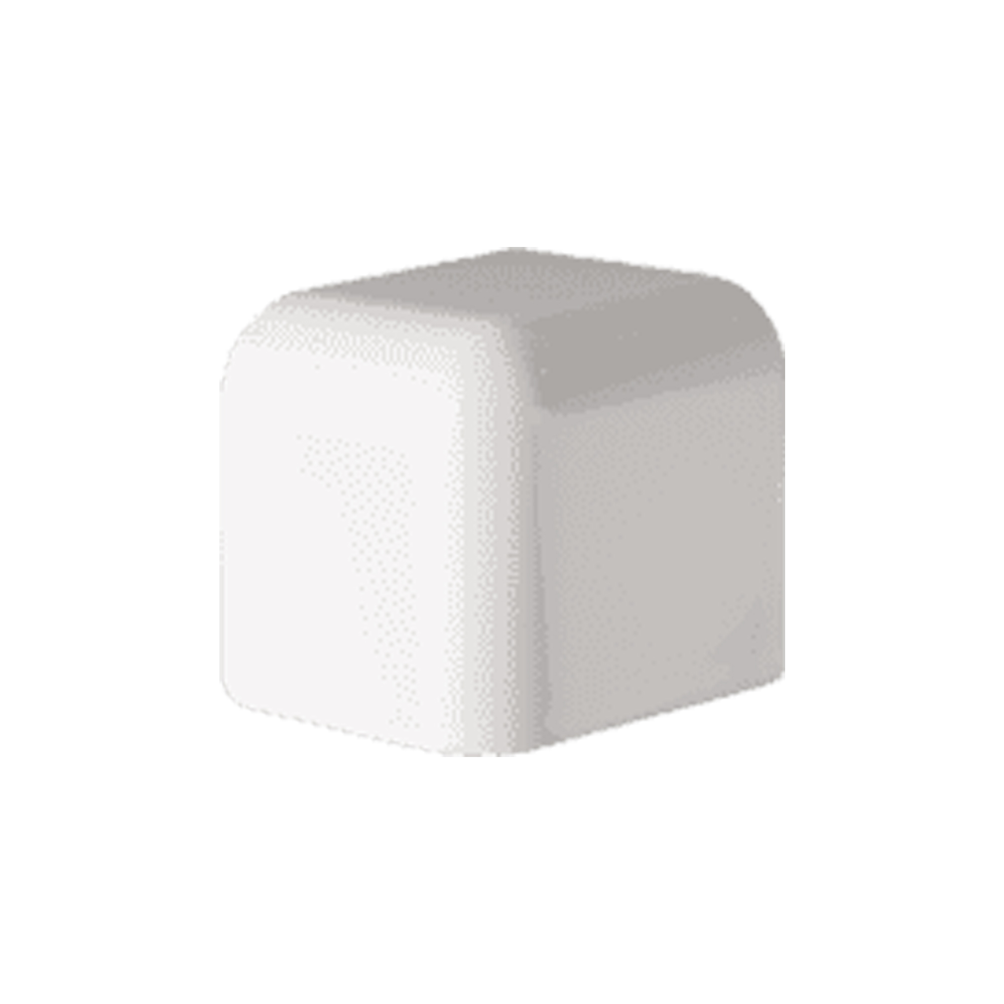Mainzu Dekor Veggflis Chroma Hjørnebeskytter Hvit Blank