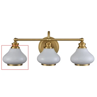Lampeskjerm til Hinkley Vegglampe Trio <strong>Ainsley</strong>  Messing