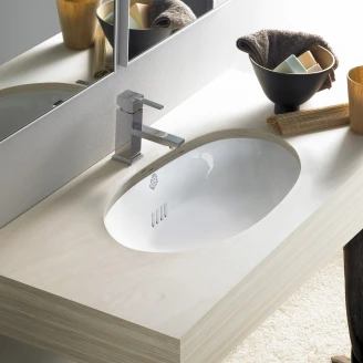 Bathco Servant <strong>Oval</strong>  Titanic 1st class Hvit Blank 56.5 cm