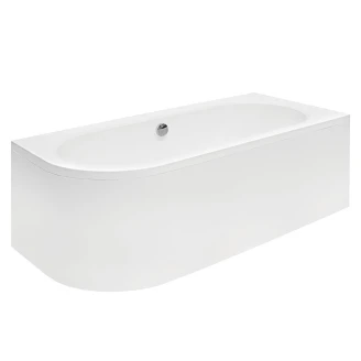 Badekar <strong>Solhaga</strong>  Hvid Glat Højre 180 cm (Uden Panel & Afløb)