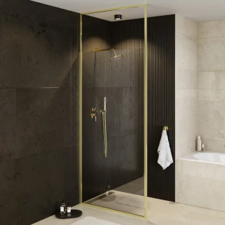 Brusevæg <strong>Waterfall</strong>  Guld 8 mm 100x200 cm