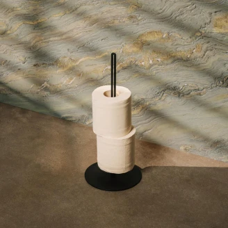 Kjøkkenrullholder <strong>Rimini</strong>  37 cm Svart