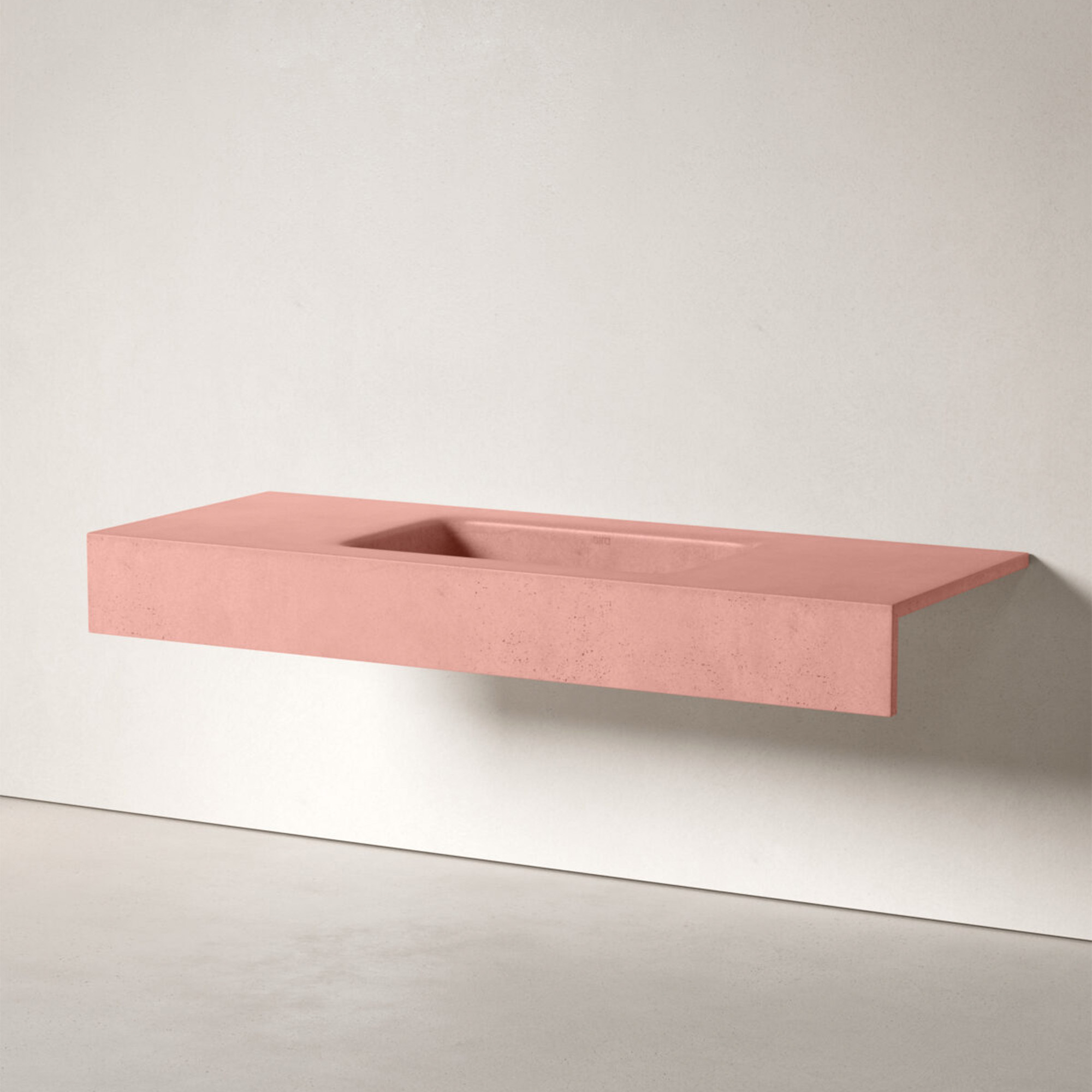 Sira Håndlagde Sement Servant Arctic Rosa Matt 120 cm