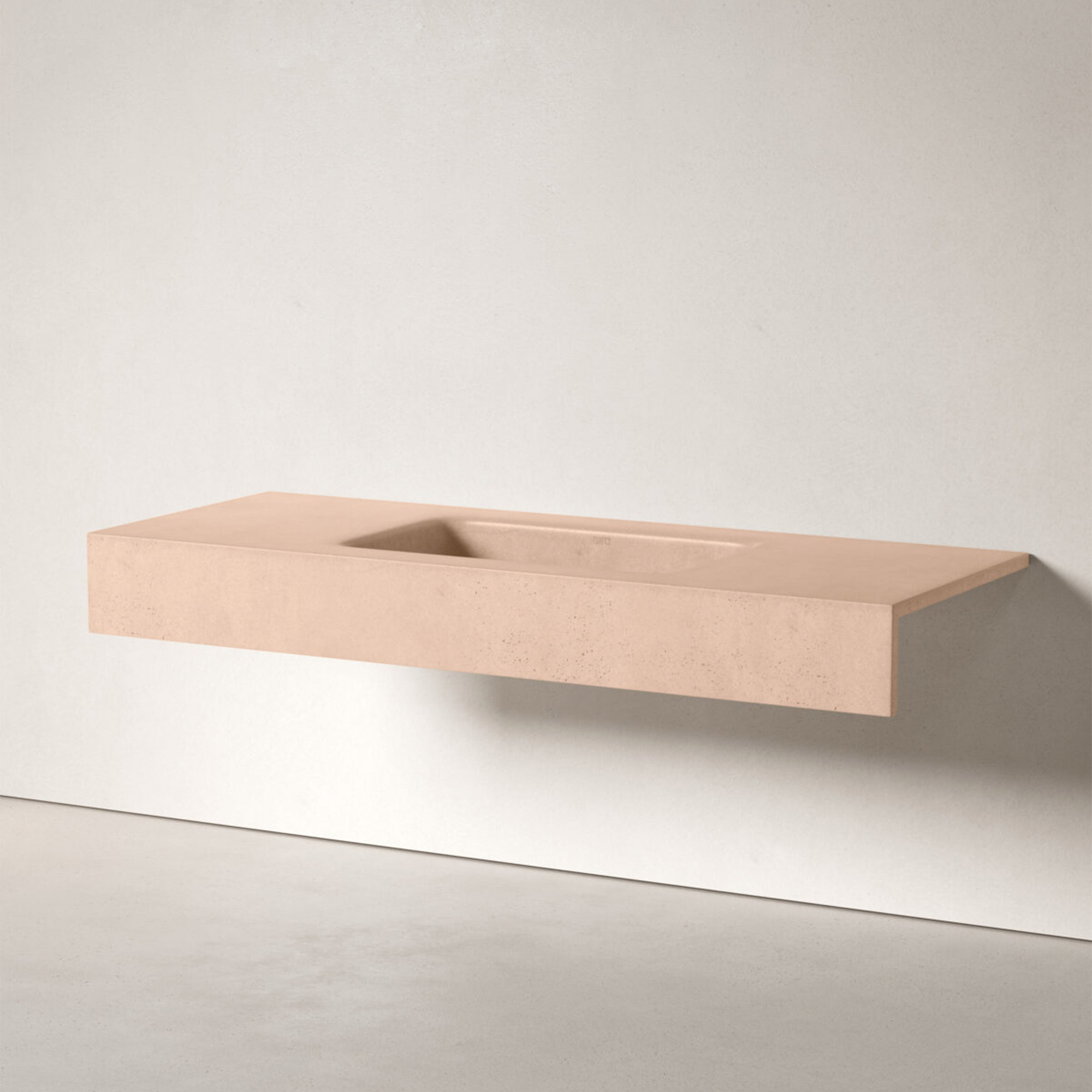 Sira Håndlagde Sement Servant Arctic Mørkbeige Matt 120 cm