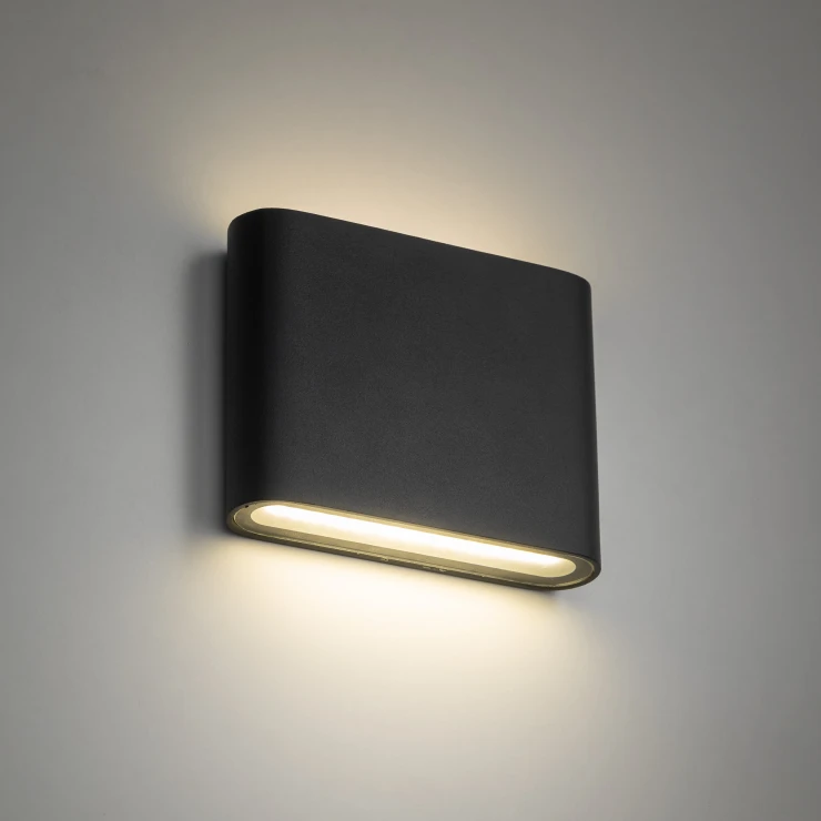 Utendørs Vegglampe S Sundby Grå Matt