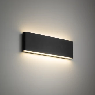 Utendørs Vegglampe L <strong>Sundby</strong>  Grå Matt
