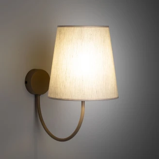 Vegglampe <strong>Orsa</strong>  Beige Matt