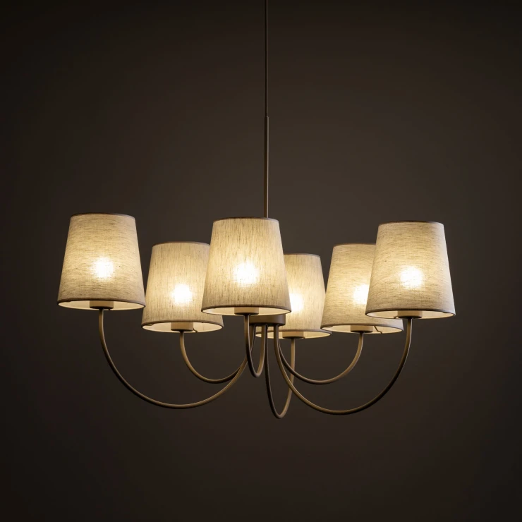 Hengelampe Orsa Beige Matt